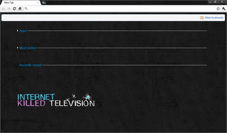 Internet Killed Television Theme  from Chrome web store to be run with OffiDocs Chromium online