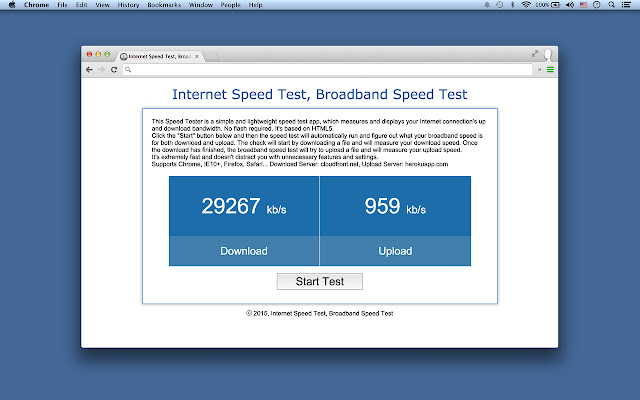 Internet Speed Test  from Chrome web store to be run with OffiDocs Chromium online