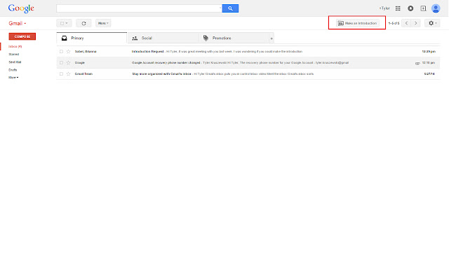 IntroNet for Gmail  from Chrome web store to be run with OffiDocs Chromium online