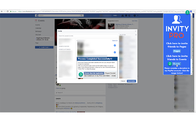 Invity PRO สำหรับ Facebook เชิญ EventsPages จาก Chrome เว็บสโตร์ให้รันด้วย OffiDocs Chromium ออนไลน์