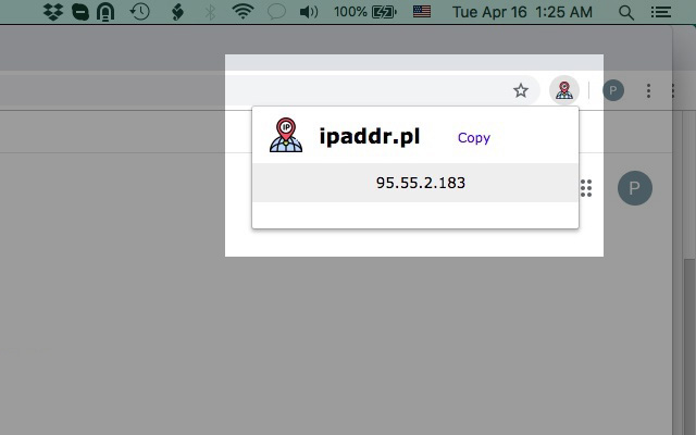 ipaddr_button  from Chrome web store to be run with OffiDocs Chromium online