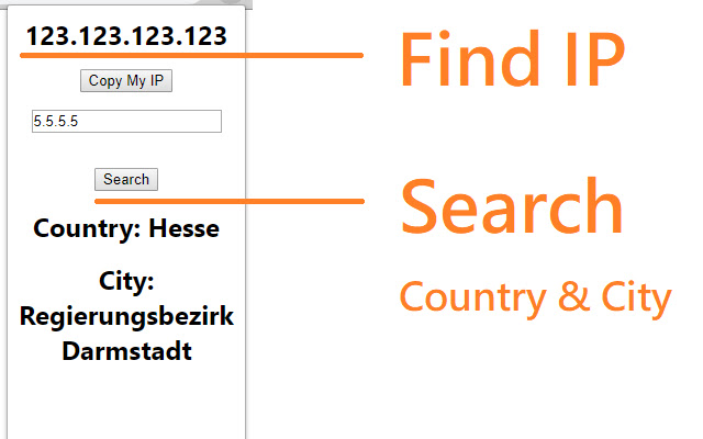 IP FIND  from Chrome web store to be run with OffiDocs Chromium online
