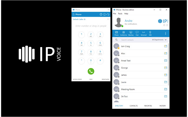 IPVoice Call  from Chrome web store to be run with OffiDocs Chromium online