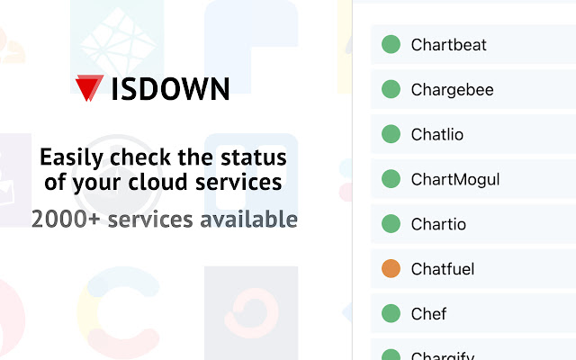 IsDown Check if a service is down  from Chrome web store to be run with OffiDocs Chromium online