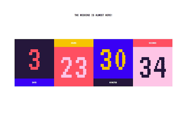 Is it almost the weekend?  from Chrome web store to be run with OffiDocs Chromium online