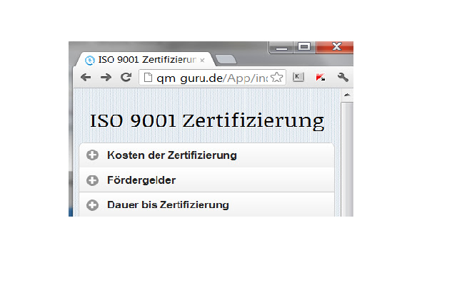 ISO 9001  from Chrome web store to be run with OffiDocs Chromium online