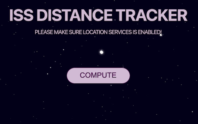 ISS Distance  from Chrome web store to be run with OffiDocs Chromium online