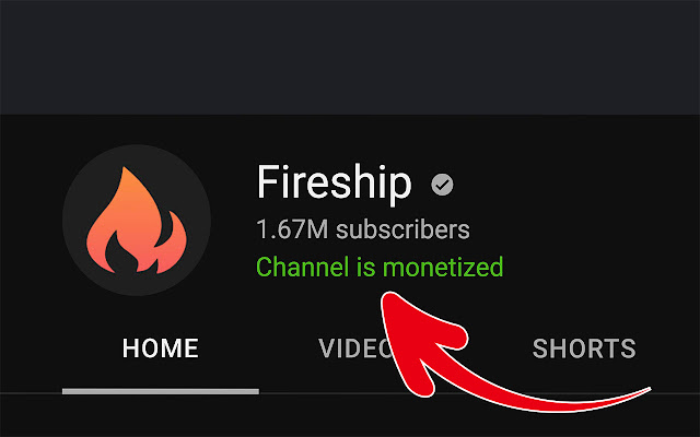 Is YouTube Channel Monetized?  from Chrome web store to be run with OffiDocs Chromium online