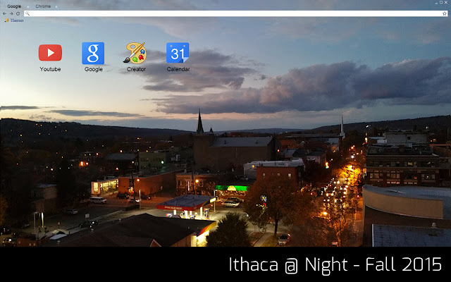 Ithaca @ Night  from Chrome web store to be run with OffiDocs Chromium online