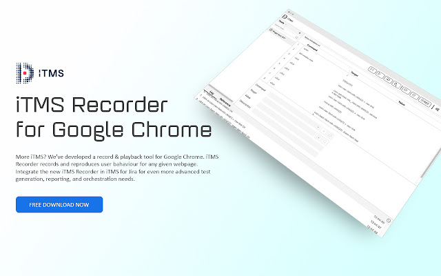 ITMS Recorder  from Chrome web store to be run with OffiDocs Chromium online