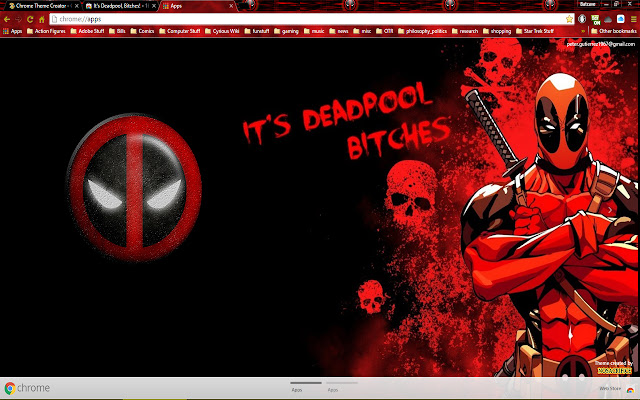 Deadpool ຂອງມັນ, Bitches! 1600px ຈາກ Chrome web store ທີ່ຈະດໍາເນີນການກັບ OffiDocs Chromium ອອນໄລນ໌