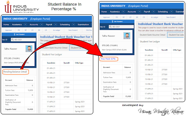 IU Student Fee Percentage  from Chrome web store to be run with OffiDocs Chromium online