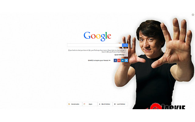 Jackie Chan New Tab  from Chrome web store to be run with OffiDocs Chromium online