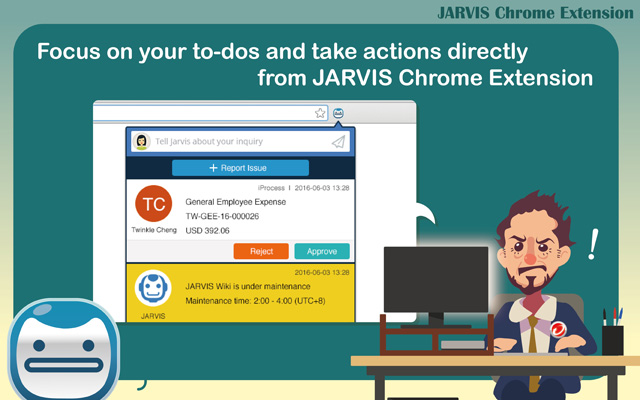 JARVIS (STG)  from Chrome web store to be run with OffiDocs Chromium online