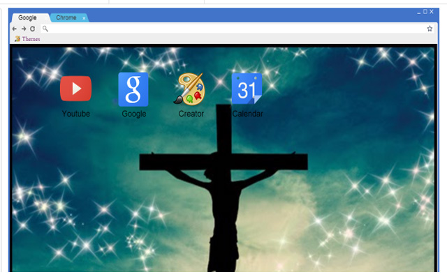 Jesus in Cross  from Chrome web store to be run with OffiDocs Chromium online