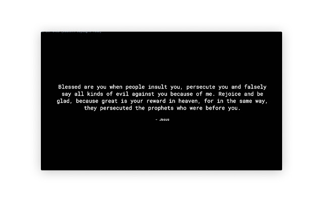 Jesus Quotes  from Chrome web store to be run with OffiDocs Chromium online