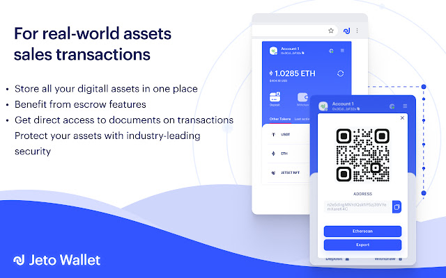 Jeto Wallet  from Chrome web store to be run with OffiDocs Chromium online