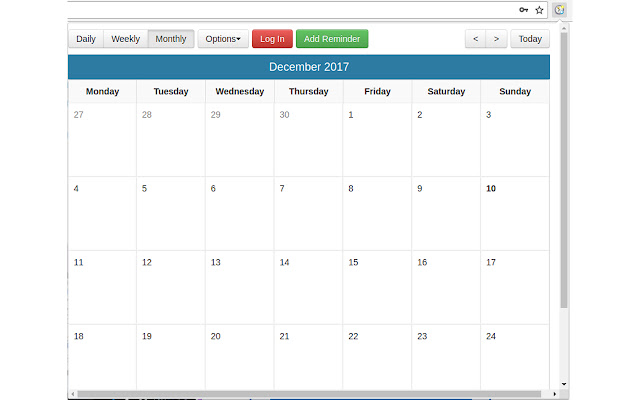 JibberJobber Calendar Widget  from Chrome web store to be run with OffiDocs Chromium online