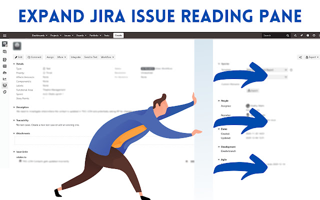 Jira Issue: Full Width  from Chrome web store to be run with OffiDocs Chromium online