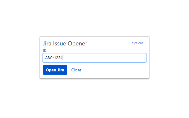 Jira Issue Opener  from Chrome web store to be run with OffiDocs Chromium online