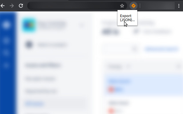 Jira JSON Export  from Chrome web store to be run with OffiDocs Chromium online