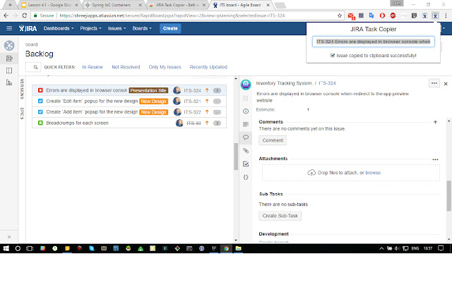 JIRA Task Copier  from Chrome web store to be run with OffiDocs Chromium online