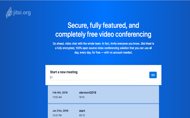 Jitsi Meetings iTHEPHY  from Chrome web store to be run with OffiDocs Chromium online