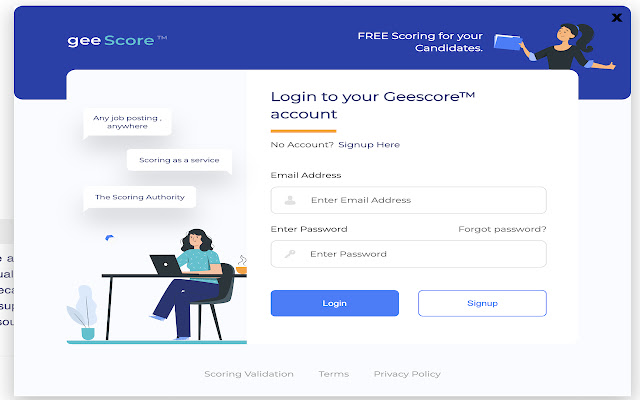 JobPoster by Geescore™  from Chrome web store to be run with OffiDocs Chromium online