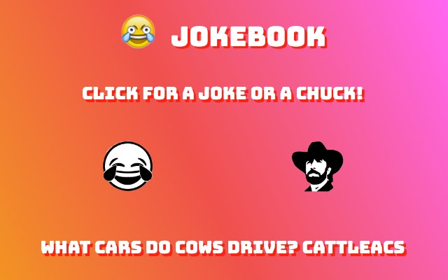 JokeBook  from Chrome web store to be run with OffiDocs Chromium online