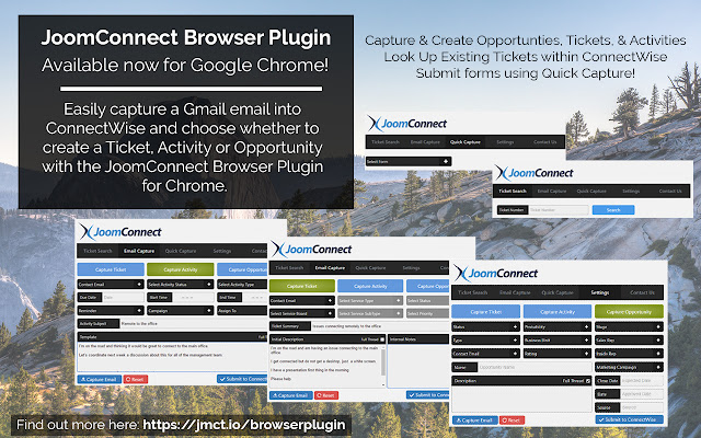 JoomConnect Browser Plugin  from Chrome web store to be run with OffiDocs Chromium online