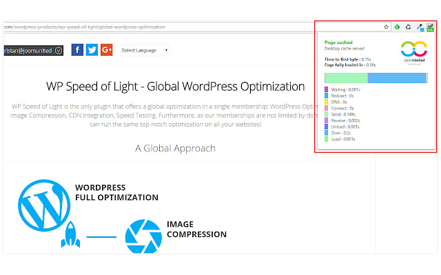 Joomunited cache checker  from Chrome web store to be run with OffiDocs Chromium online