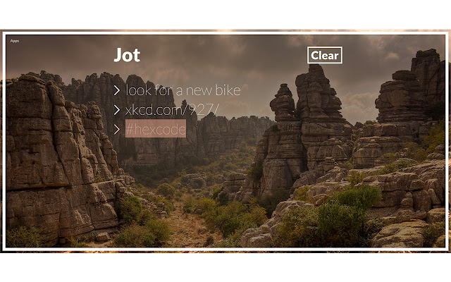 Jot  from Chrome web store to be run with OffiDocs Chromium online