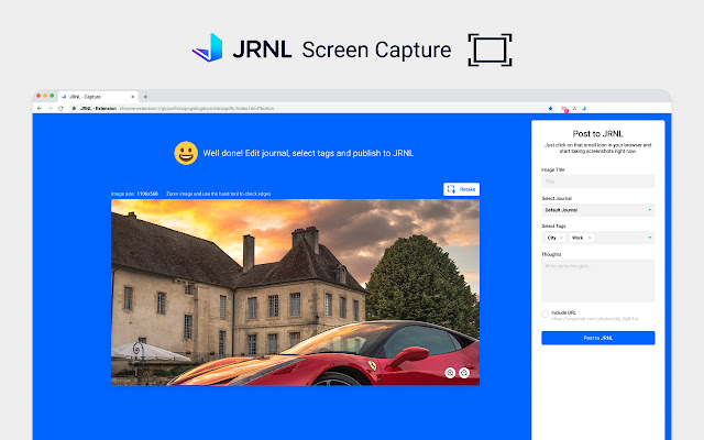 JRNL  from Chrome web store to be run with OffiDocs Chromium online