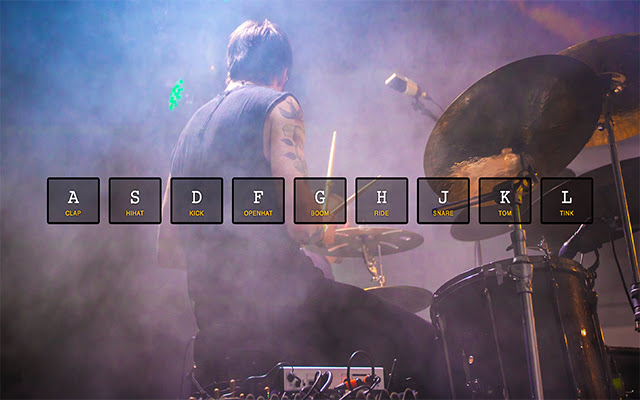 JS Drum Kit  from Chrome web store to be run with OffiDocs Chromium online