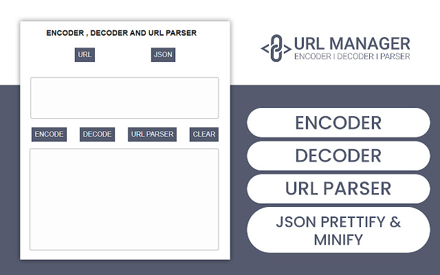 JSON formatter, viewer and URL Encoder tool  from Chrome web store to be run with OffiDocs Chromium online