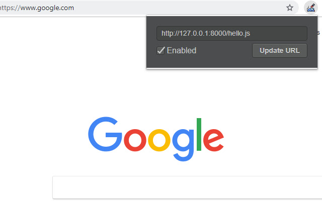 JS URL Injector  from Chrome web store to be run with OffiDocs Chromium online