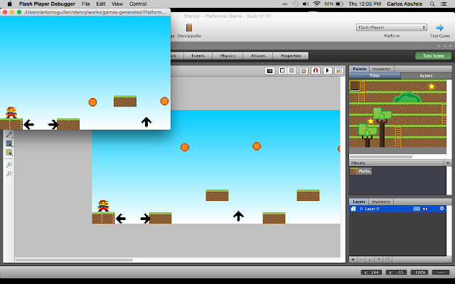 Jump 1! 2D platformer  from Chrome web store to be run with OffiDocs Chromium online