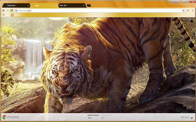 Jungle Book Tiger Sherkhan  from Chrome web store to be run with OffiDocs Chromium online