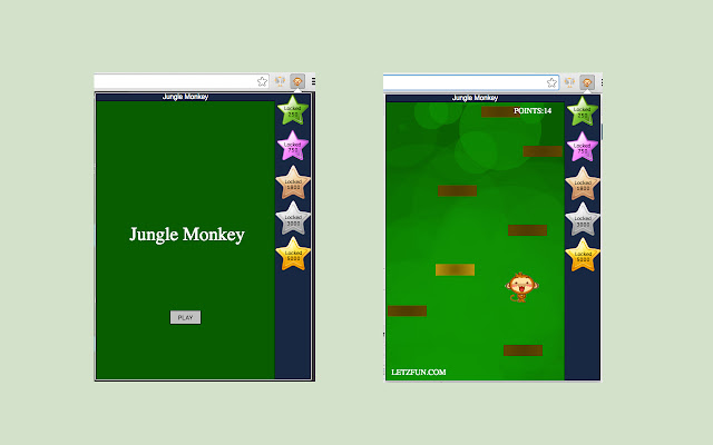 Jungle Monkey  from Chrome web store to be run with OffiDocs Chromium online