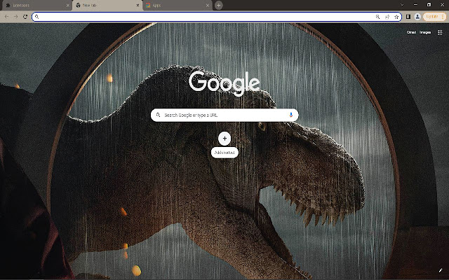 Jurassic World: Dominion Browser Theme  from Chrome web store to be run with OffiDocs Chromium online