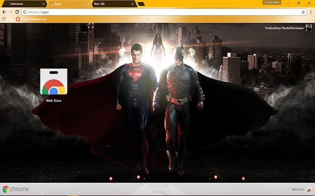 Justice League Superman Wonder Woman batman  from Chrome web store to be run with OffiDocs Chromium online