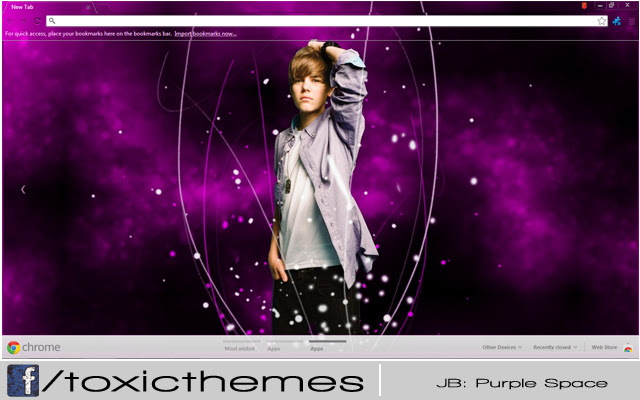 Justin Bieber Purple Space by toxic  from Chrome web store to be run with OffiDocs Chromium online