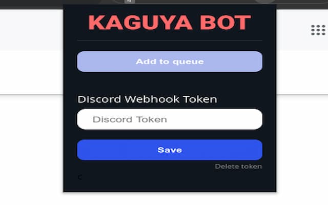 Kaguya Bot  from Chrome web store to be run with OffiDocs Chromium online