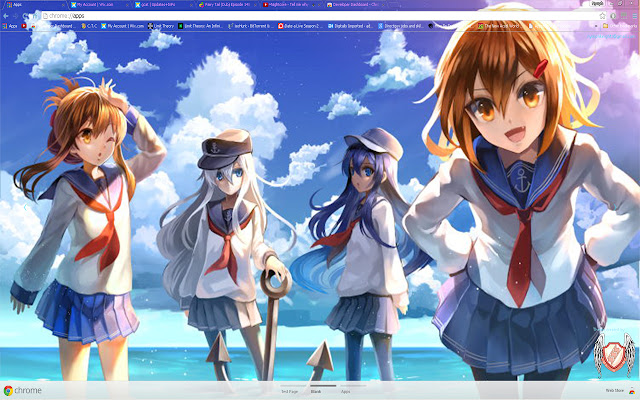 Kantai Theme 11 1920x1080  from Chrome web store to be run with OffiDocs Chromium online