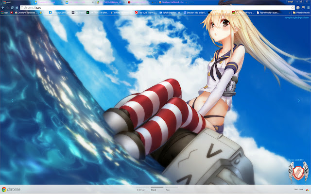 Kantai Theme 18 1366x768  from Chrome web store to be run with OffiDocs Chromium online