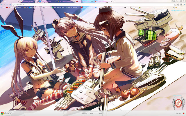 Kantai Theme 20 1600x900  from Chrome web store to be run with OffiDocs Chromium online