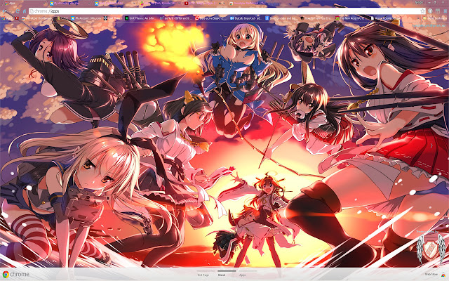 Kantai Theme 21 1366x768  from Chrome web store to be run with OffiDocs Chromium online