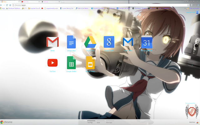 Kantai Theme 27 1366x768  from Chrome web store to be run with OffiDocs Chromium online