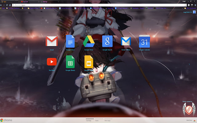 Kantai Theme 28 1600x900  from Chrome web store to be run with OffiDocs Chromium online