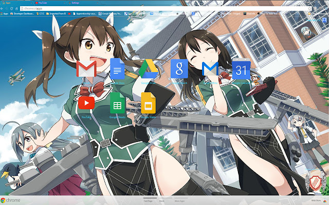 Kantai Theme 30 1600x900  from Chrome web store to be run with OffiDocs Chromium online